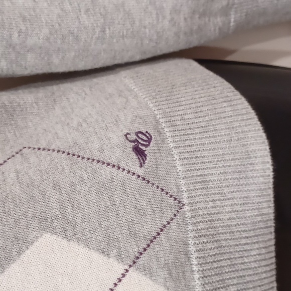 Esprit Lightweight Cotton Argyle V-Neck Sweater NEW- Sz. XS - Picture 7 of 14